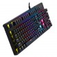 Tastatura gaming Spacer Warrior, Switch-uri mecanice Blue, LED RGB